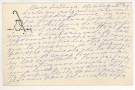 [Carta] 1952, abril, Nápoles, Italia [a] Sixtina Araya