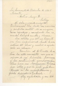 [Telegrama] 1945 dic. 13, La Serena, Chile [a] Sixtina Araya