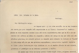[Carta] 1940 jul. 2, Llo-Lleo, Chile [a] Roberto de la Maza