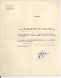 [Carta] [1960], [Santiago, Chile] [a] Carlos Préndez Saldías