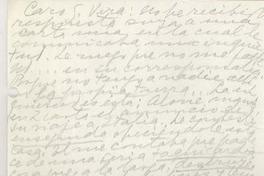 [Carta] [1952], Nápoles, Italia [a] José Santos González Vera