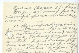 [Carta] 1949, Veracruz, México [a] José Santos González Vera