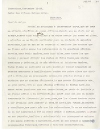 [carta] 1928 noviembre 19, Barcelona, España [a] Alfonso Bulnes Calvo, Santiago, [Chile]