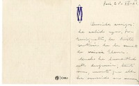 [carta] 1929 diciembre 28, París, Francia [a] Queridos amigos