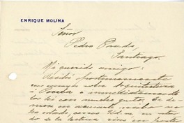 [Carta] 1916 agosto 6, Concepción, Chile [a] Pedro Prado