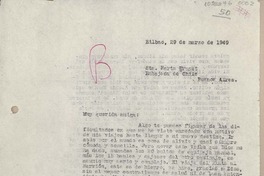 [Carta] 1949 marzo 29, Bilbao, España [a] Marta Brunet, Buenos Aires, Argentina