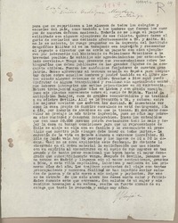 [Carta] 1949, [España] [a] Emilio Rodríguez Mendoza, Santiago [Chile]