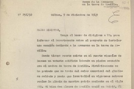 [Oficio N° 25632] 1949 diciembre 9, Bilbao, España [al] Sr. Ministro de Relaciones Exteriores, Chile