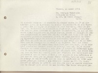 [Carta] 1951 enero 11, Bilbao, España [a] Enrique Bernstein Carabantes, Paris [Francia]
