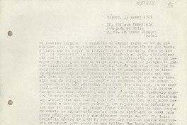 [Carta] 1951 enero 11, Bilbao, España [a] Enrique Bernstein Carabantes, Paris [Francia]