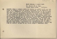 [Carta] 1947 abril 9, Bahía Blanca, Argentina [a] Daniel de la Vega, Santiago [Chile]