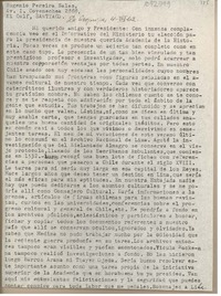 [Carta] 1962 julio 4, Arequipa, Perú [a] Eugenio Pereira Salas, Santiago, Chile
