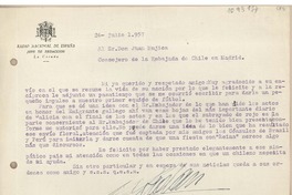[Carta] 1957 julio 24, La Coruña, España [a] Juan Mujica de la Fuente, Madrid, España