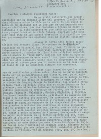 [Carta] 1964 enero 31, Lima, Perú [a] Elías Mujica A. C.