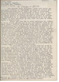 [Carta] 1962 diciembre 2, Arequipa, Perú [a] Alberto Nogués, Asunción, Paraguay