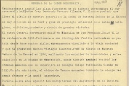 [Oficio consular] 1962, Arequipa, Perú [a] Ministro de Relaciones Exteriores, Santiago, Chile