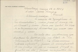 [Carta] 1937 marzo 16, Santiago, Chile [a] Juan Mujica de la Fuente