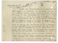 [Carta] 1945 junio 10, Temuco, Chile [a] Juan Mujica de la Fuente, Bahía Blanca, Argentina