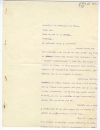 [Carta] 1944 noviembre 24, Curico, Chile [a] Juan Mujica de la Fuente, Santiago