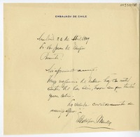 [Carta] 1949 abril 22, Madrid, España [a] Juan Mujica de la Fuente