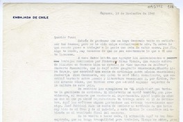 [Carta] 1946 noviembre 19, Caracas, Venezuela [a] Juan Mujica de la Fuente