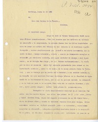 [Carta] 1948 junio 1, Santiago, Chile [a] Juan Mujica, Mendoza, Argentina