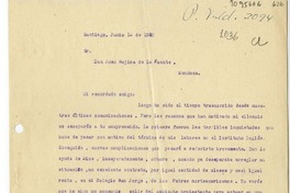 [Carta] 1948 junio 1, Santiago, Chile [a] Juan Mujica, Mendoza, Argentina