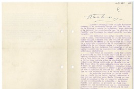 [Carta] 1946 diciembre 17, Santiago, Chile [a] Juan Mujica, Bahía Blanca, Argentina