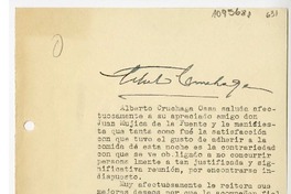 [Carta] 1945 junio 8, Santiago, Chile [a] Juan Mujica, Bahía Blanca, Argentina