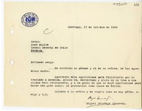 [Carta] 1948 octubre 13, Santiago, Chile [a] Juan Mujica, Mendoza, Argentina