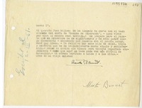 [Carta] 1951 marzo 1, Buenos Aires, Argentina [a] Juan Mujica, Bilbao, España