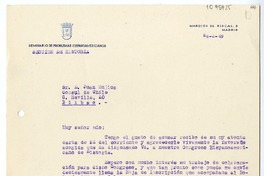[Carta] 1949 febrero 28, Madrid, España [a] Juan Mujica, Bilbao, España