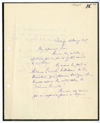 [Carta] 1947 marzo 23, Santiago, Chile [a] Juan Mujica, Bilbao