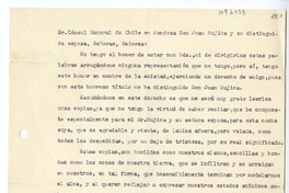 [Carta] 1948 noviembre 10, Mendoza, Argentina [a] Juan Mujica de la Fuente