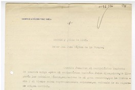 [Carta] 1947 julio, Madrid, España [a] Juan Mujica de la Fuente, Bahía Blanca, Argentina