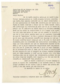 [Carta] 1933 febrero 28, Barcelona, España [a] Juan Mujica de la Fuente, Madrid