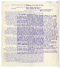 [Carta] 1939 enero 390, Santiago, Chile [a] Tulio Maquieira, Barcelona, España