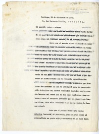 [Carta] 1943 diciembre 30, Santiago, Chile [a] Norberto Pinilla