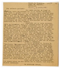 [Carta] 1963 agosto 2, Lima, Perú [a] Fermín de Urmeneta, Barcelona, España