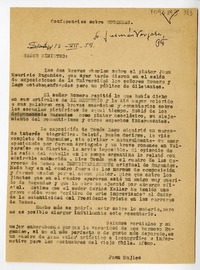 [Carta] 1959 diciembre 17, Santiago, Chile [a] Germán Vergara
