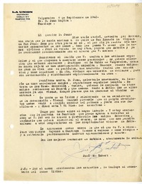 [Carta] 1943 septiembre 9, Valparaíso, Chile [a] Juan Mujica de la Fuente, Santiago