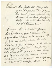 [Carta] 1929 julio 29, Santiago, Chile [a] Juan Mujica de la Fuente