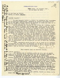 [Carta] 1935 julio 23, Ibiza, España [a] Juan Mujica de la Fuente, Bilbao