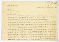 [Carta] 1960 noviembre 7, Santiago, Chile [a] Juan Mujica de la Fuente, Arequipa, Perú