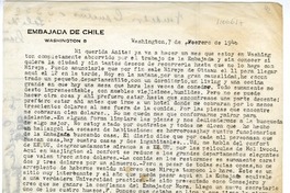 [Carta] 1946 febrero 7, Washington D.C [a Anita]