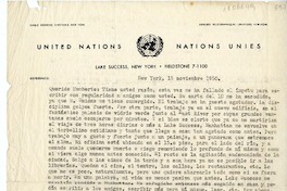 [Carta] 1950 noviembre 15, Nueva York [a] Humberto Díaz-Casanueva