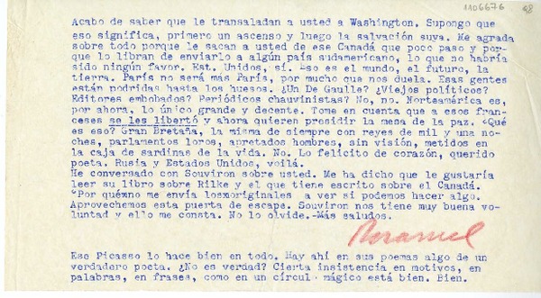 [Carta] [1945] mayo 10, [Santiago, Chile] [a] Humberto Díaz-Casanueva