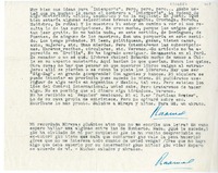 [Carta] [1945], Santiago, Chile [a] Humberto Díaz-Casanueva