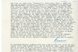 [Carta] [1945], Santiago, Chile [a] Humberto Díaz-Casanueva