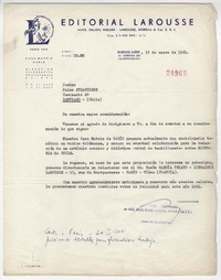 [Carta] 1961 ene. 10, Buenos Aires, Argentina [a] Jaime Eyzaguirre